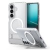 Etui Spigen Ultra Hybrid S Mag MagSafe do Samsung Galaxy S26+ Plus Clear/White (Przezroczysty/Biały)